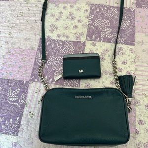 Authentic Micheal Kors purse and matching wallet